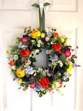 Bright & Beautiful Door Wreath