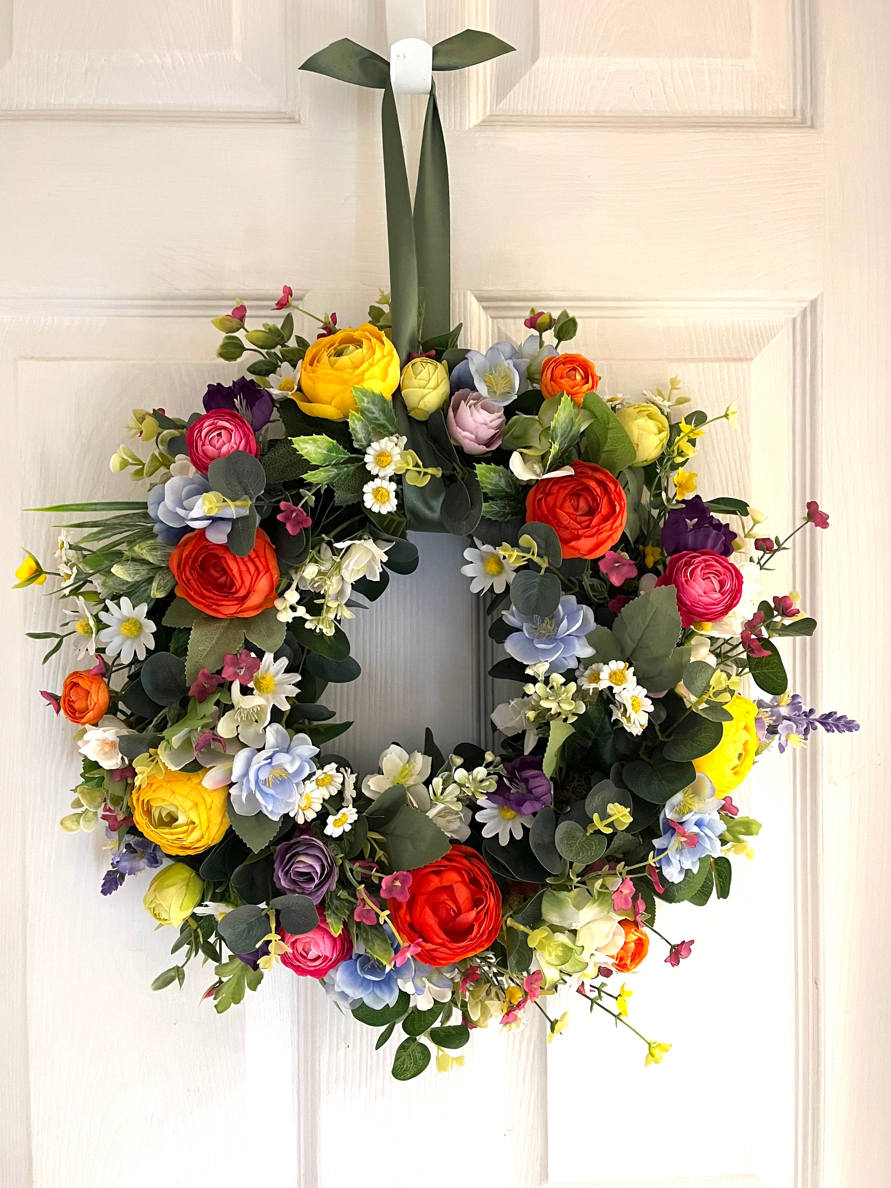 Bright & Beautiful Door Wreath
